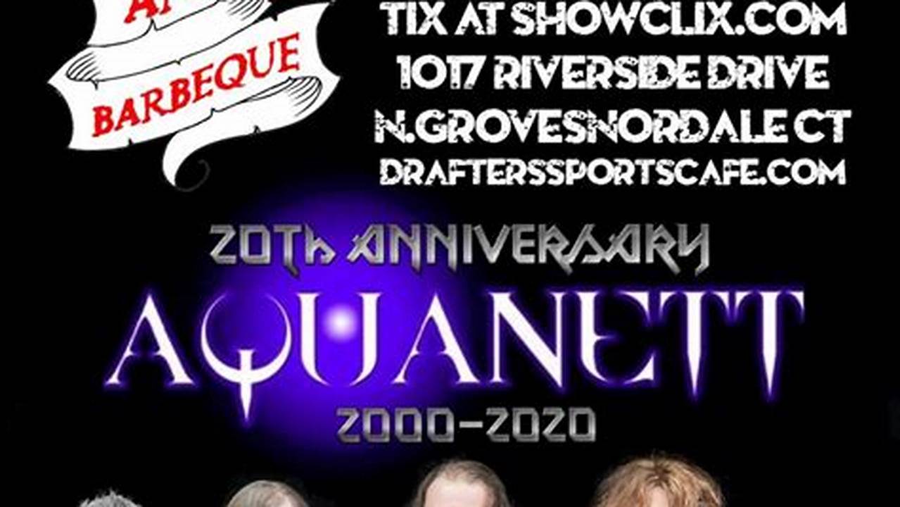 Aquanett Band Schedule 2024