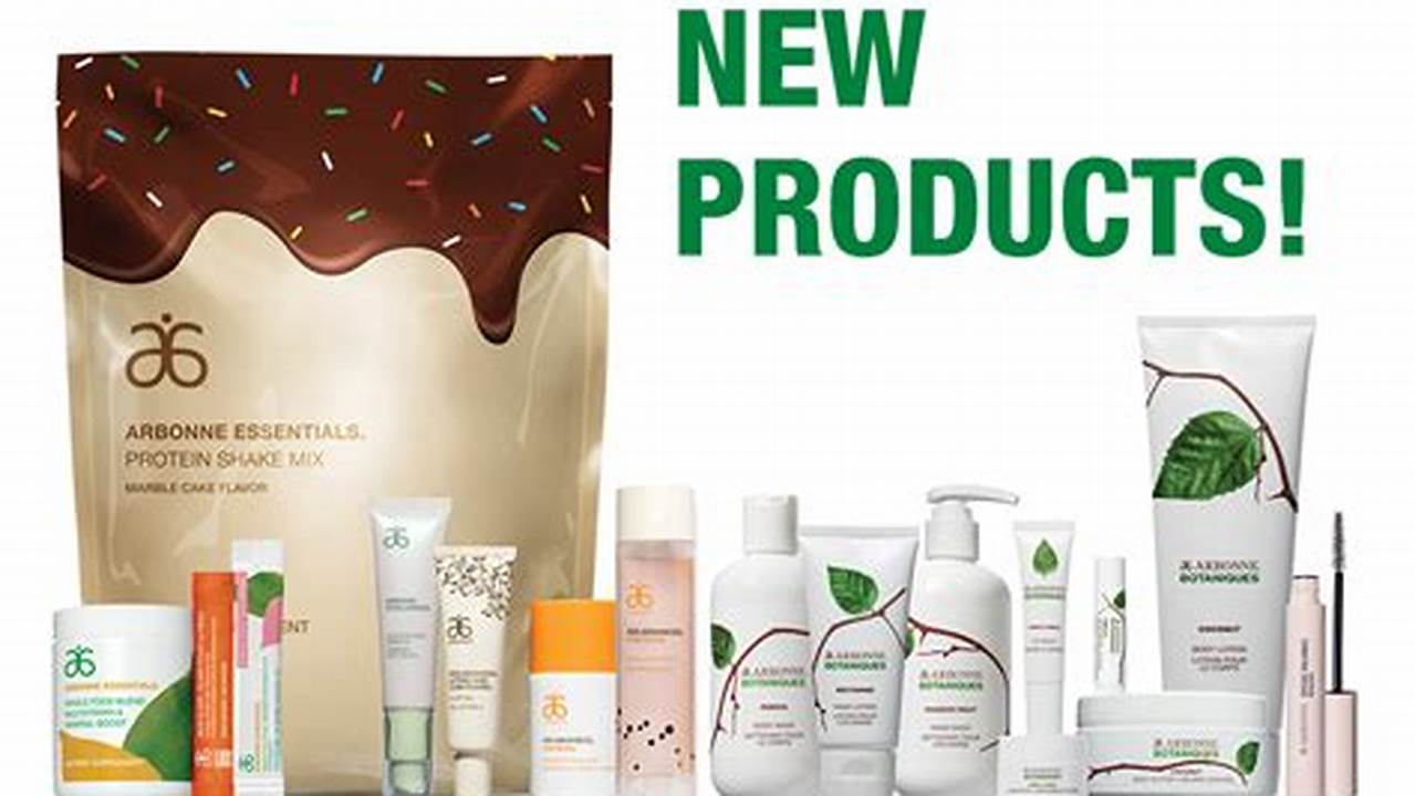 Arbonne New Products 2024
