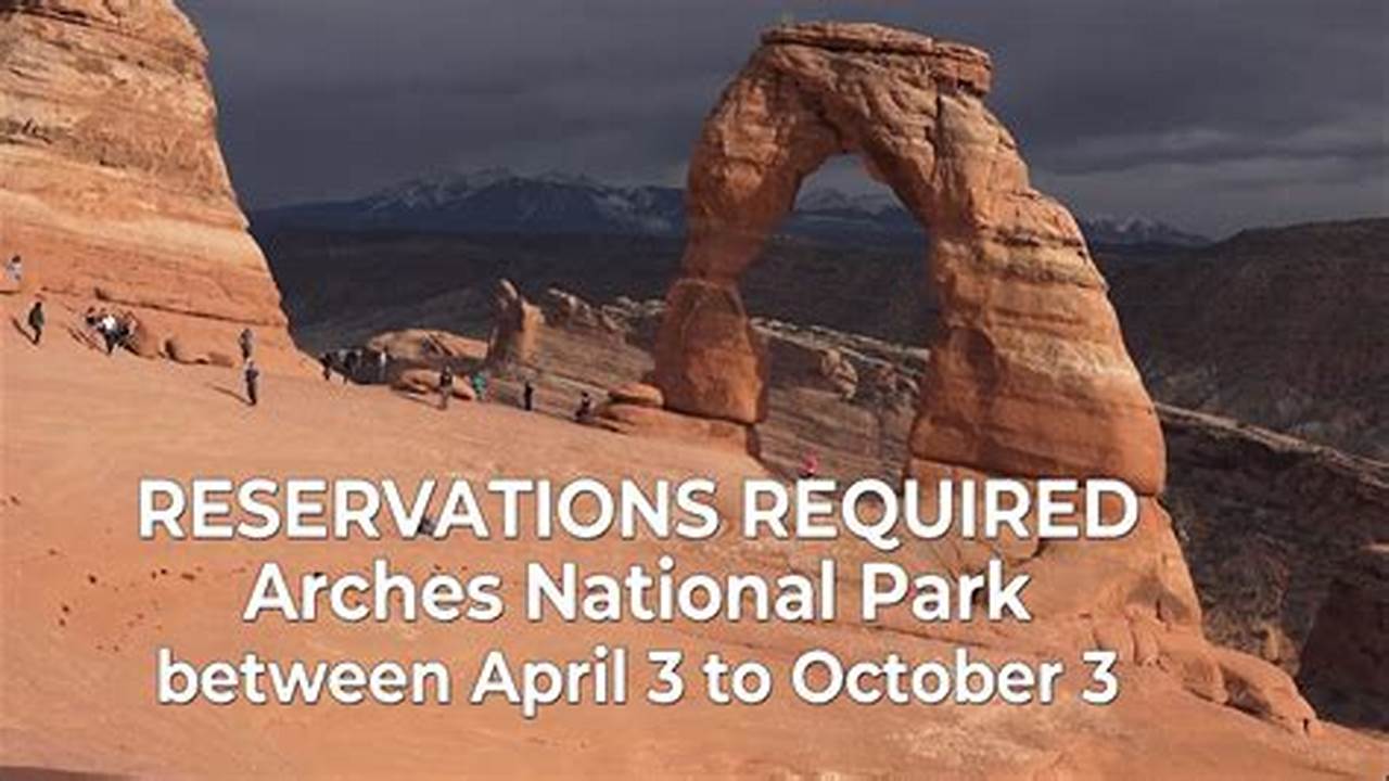 Arches National Park Reservations 2024