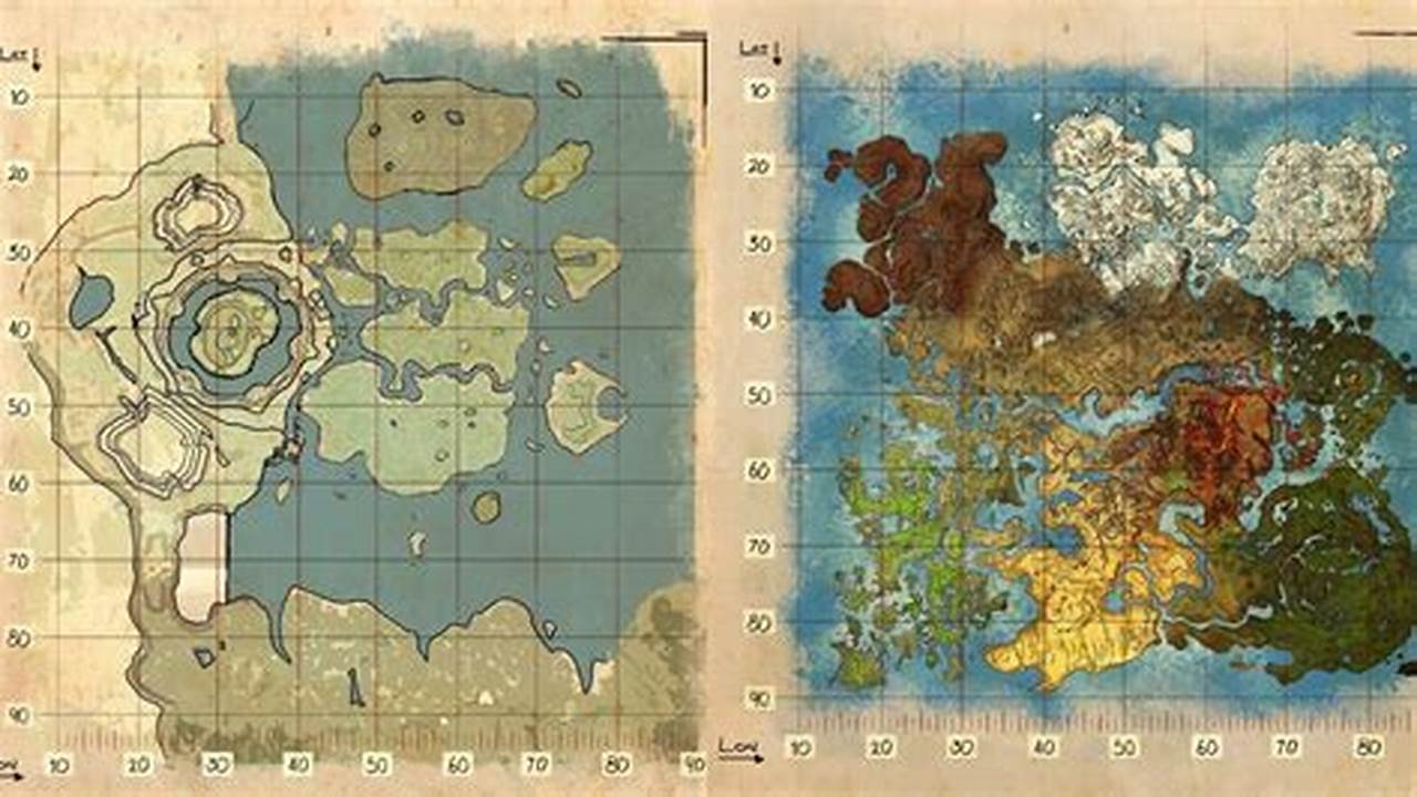 Ark Map Size Comparison 2024