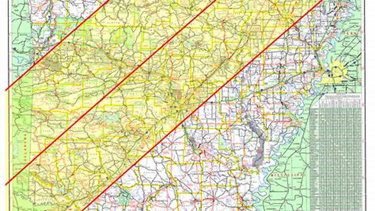 Arkansas Future Map Of Solar Eclipse 2024 July