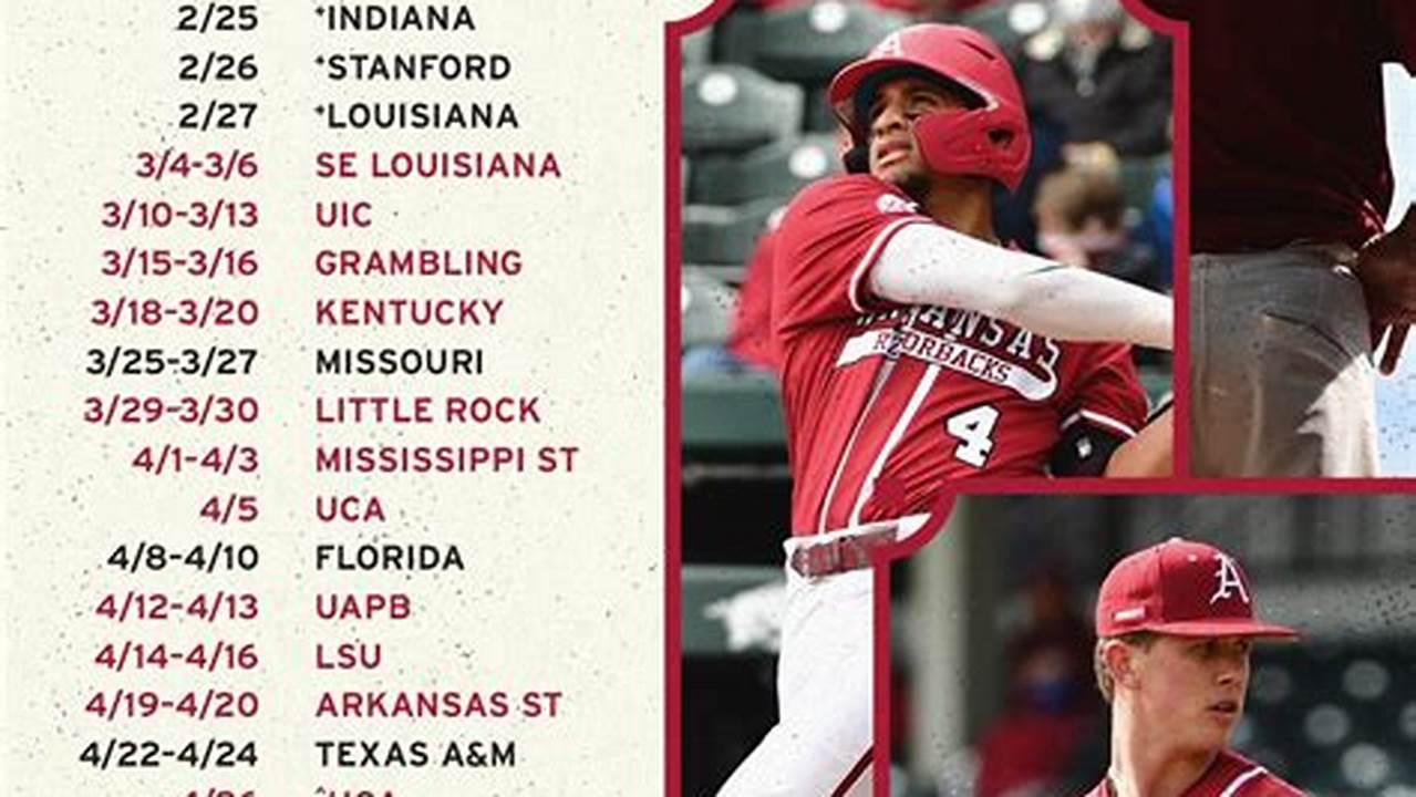 Arkansas Razorback Baseball Schedule For 2024