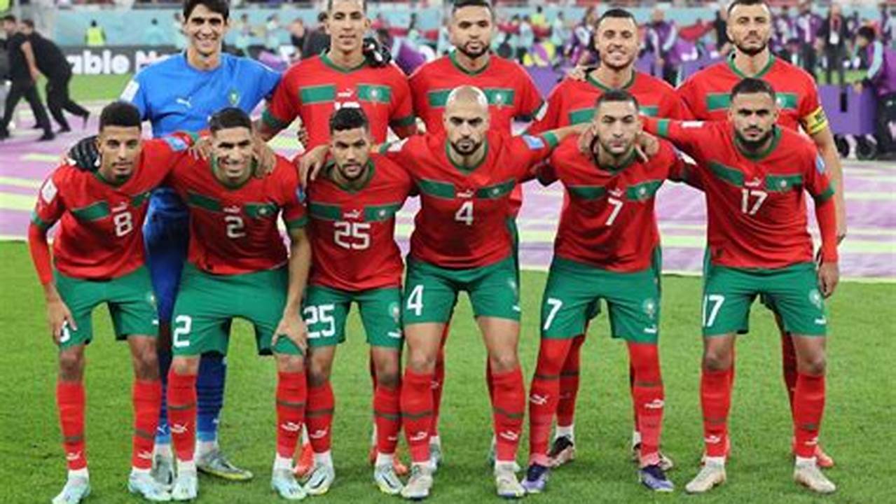 As Of September 2023, Morocco Led The Men&#039;s National Soccer Team On The African Continent, Ranking 13Th Worldwide., 2024