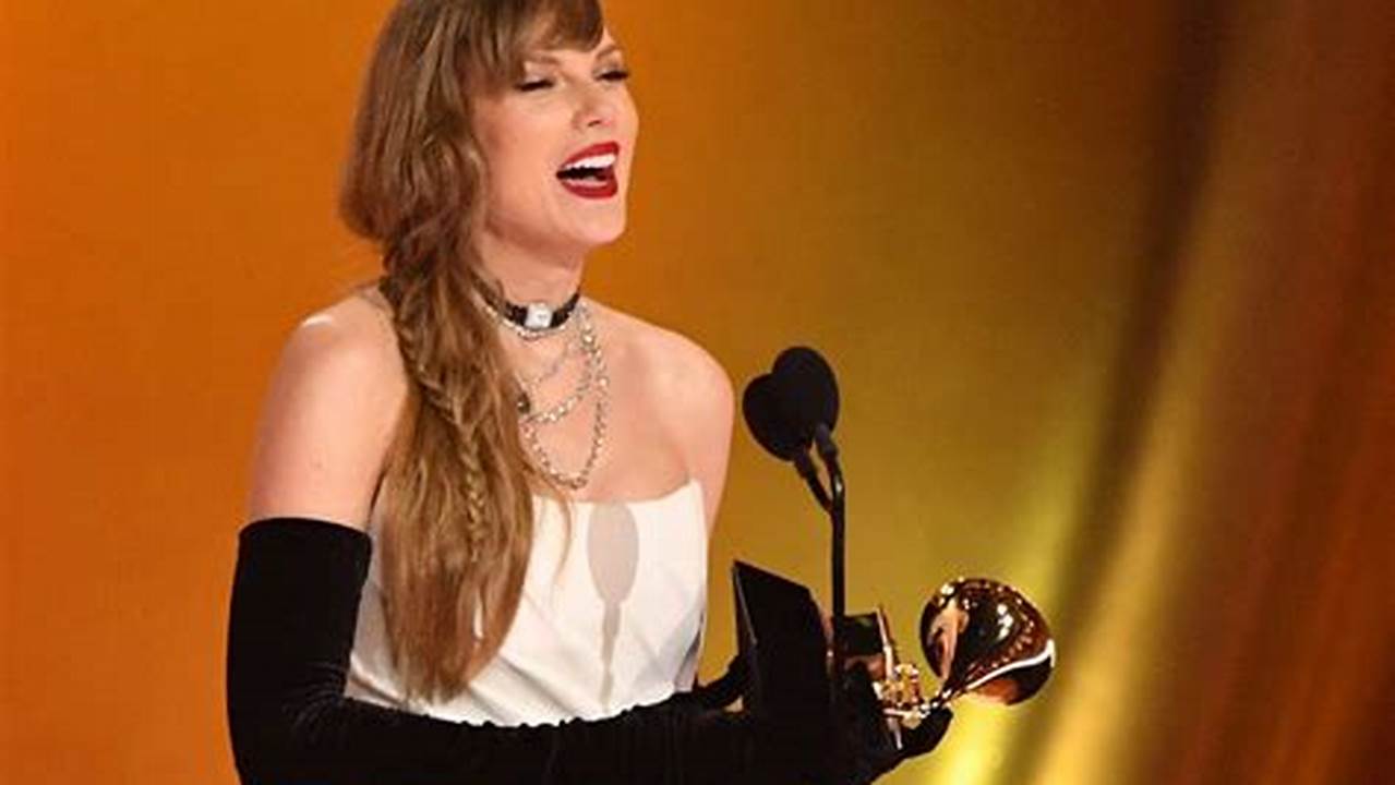 As Swift Got Onstage To Accept Her Grammy For Best Pop Vocal Album For Midnights (Her 13Th!), She Let The Audience In On A Secret, 2024