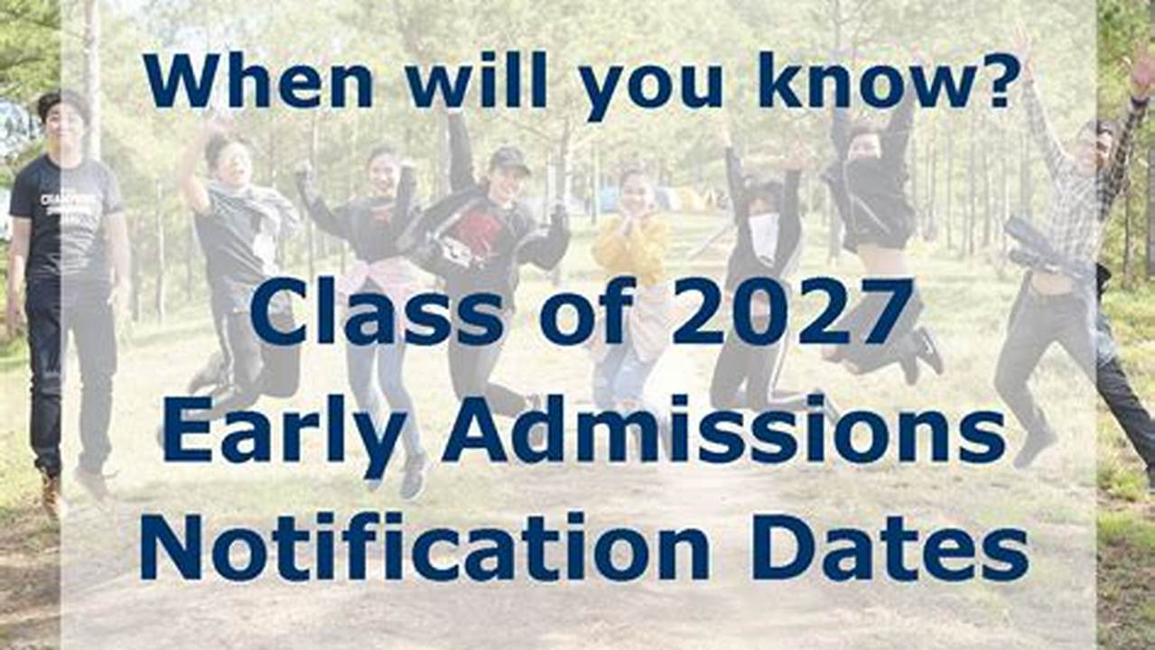 As We Enter The Spring Season, Schools Are Releasing Their Regular Decision Notification Dates For 2024., 2024