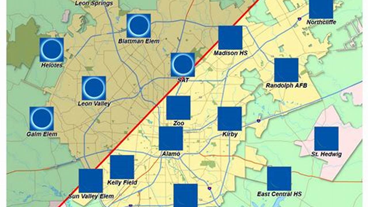 As With San Antonio To The South, The Texas State Capital Lies Along The Eastern Edge Of The Eclipse Path Where Durations Of Totality Will Be Relatively Short., 2024