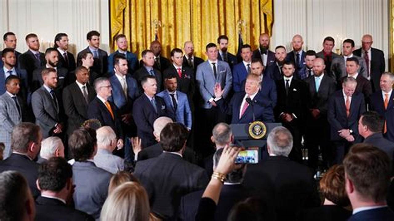 Astros Visit White House 2024