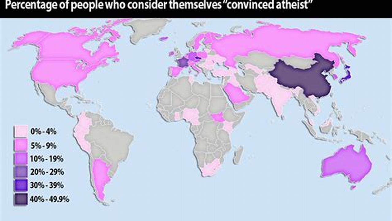 Atheist Population In World 2024