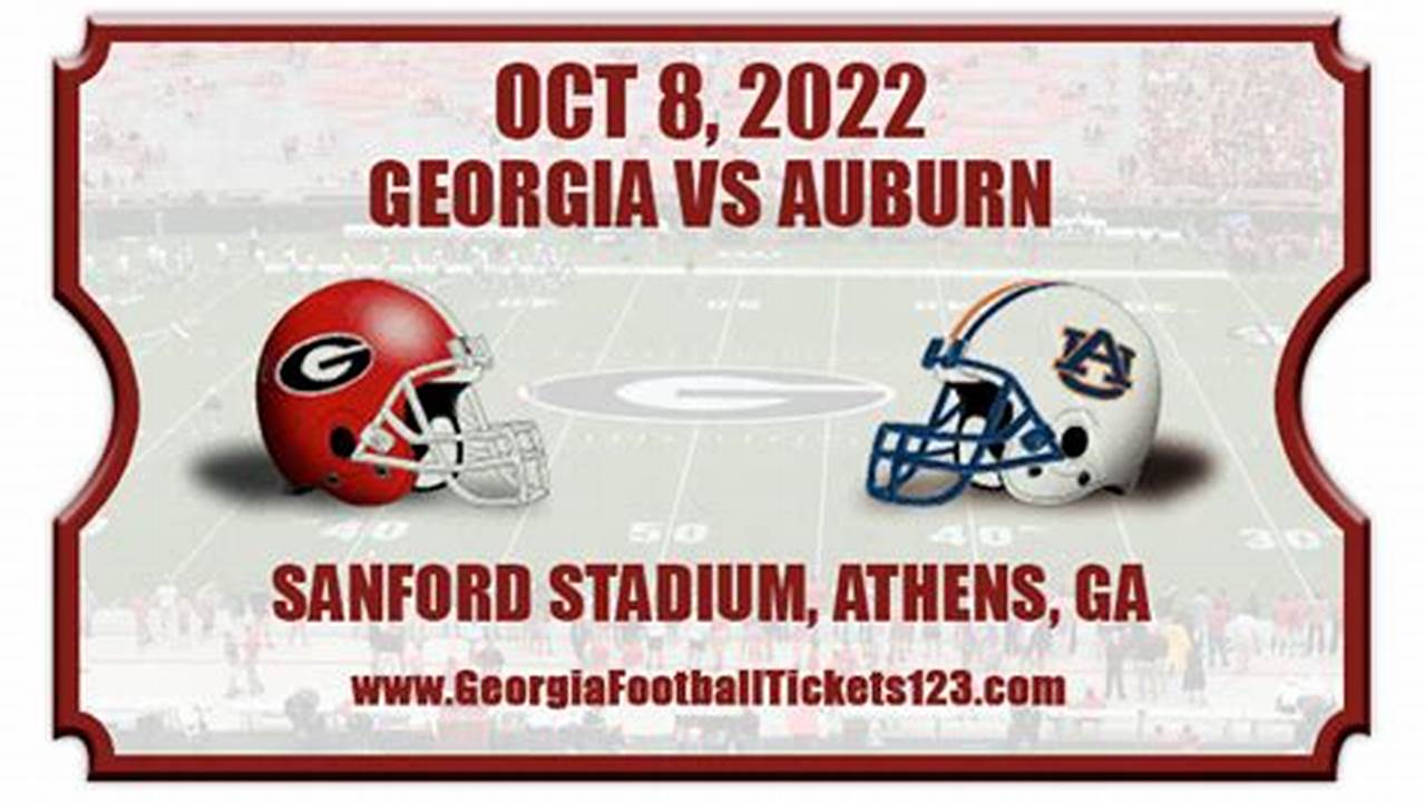 Auburn Georgia Tickets 2024