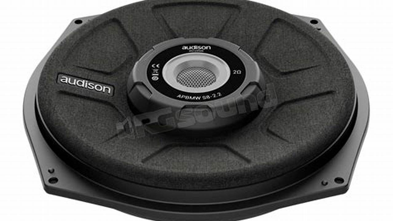 Audison Apbmw S8 2: A Premium Subwoofer Upgrade for Your BMW