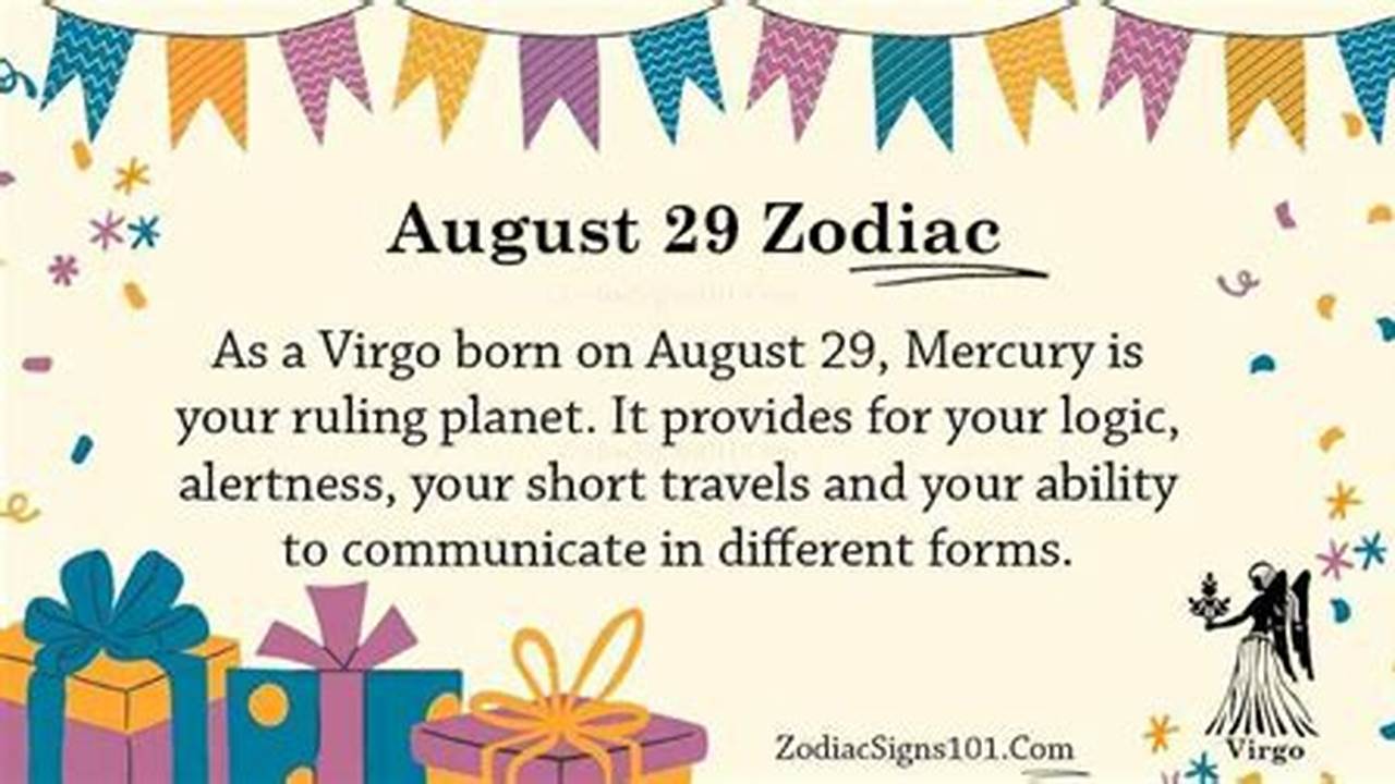 August 29 2024 Horoscope