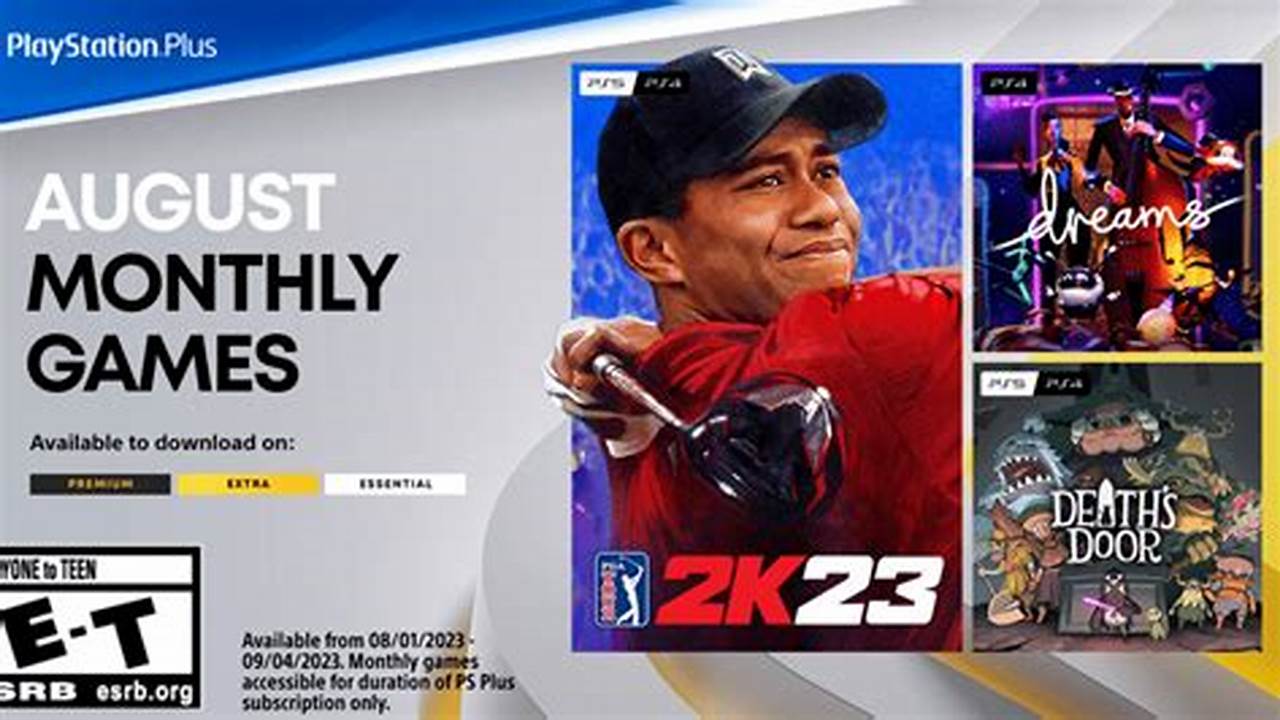 August Ps4 Plus Games 2024