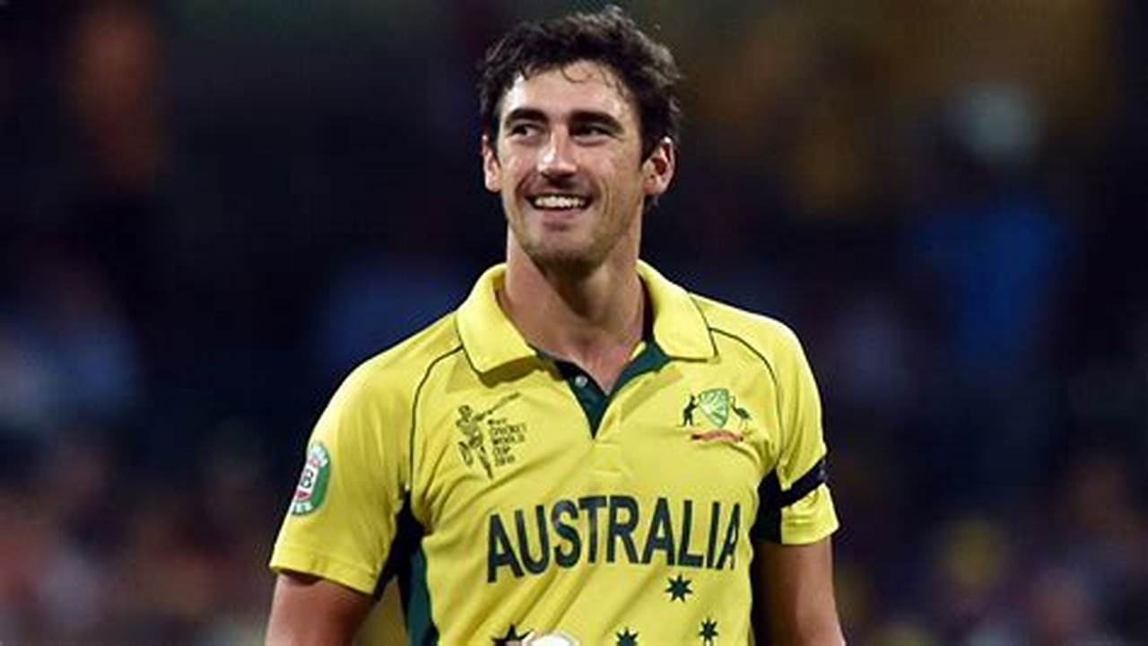 Australia’s Mitchell Starc Became The Most Expensive Player In The Ipl With Kkr Shelling Out Inr 24.75 Crore For The Pacer At The Ipl 2024 Auction., 2024