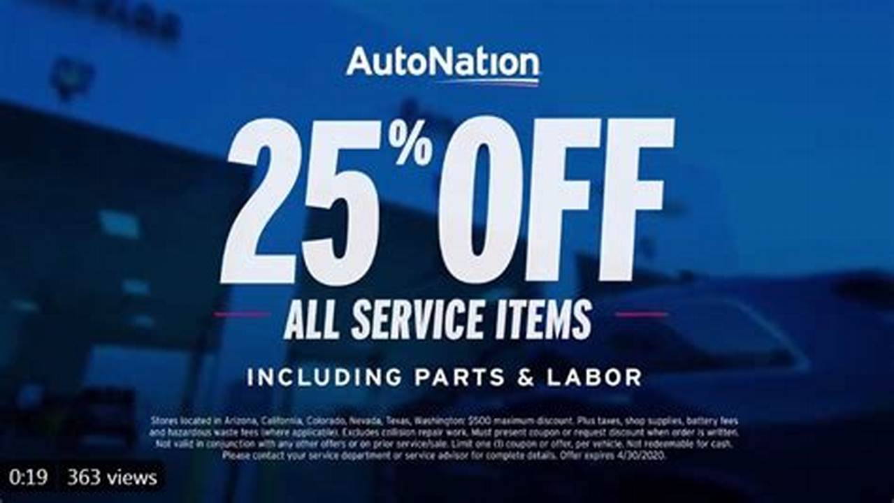 Autonation Coupons 2024