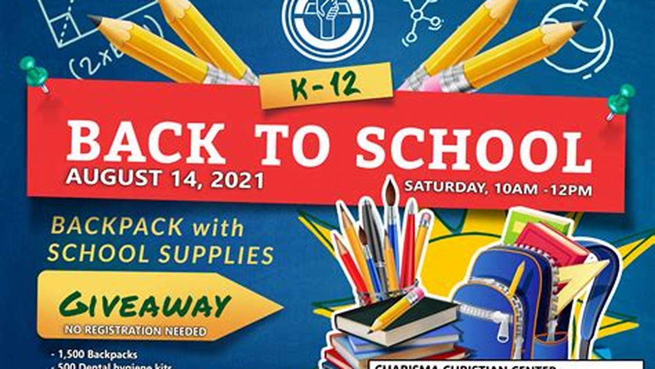 Backpack Giveaway 2024 Near Me