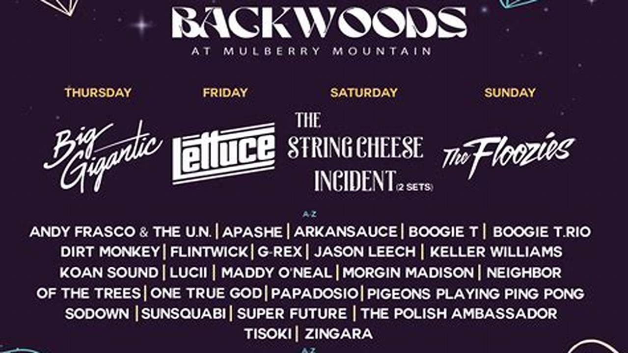 Backwoods And Bonfires Music Festival 2024