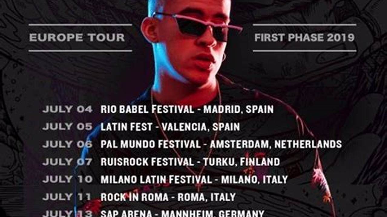 Bad Bunny Tour Europe 2024