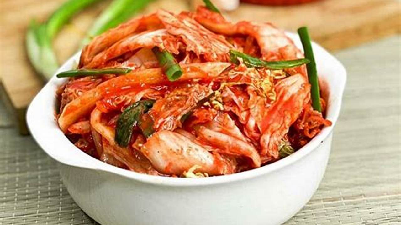 Bahan-bahan Kimchi, Resep