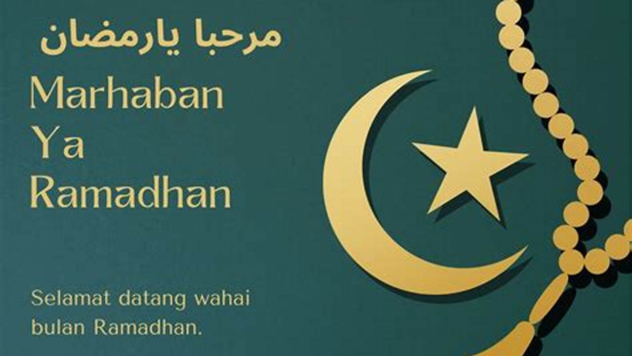 Bahasa Arab Atau Indonesia, Ramadhan