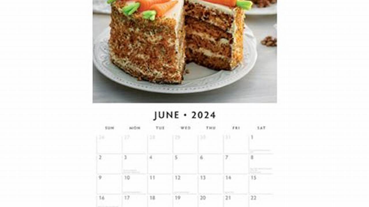 Baking Calendar 2024 Lexus