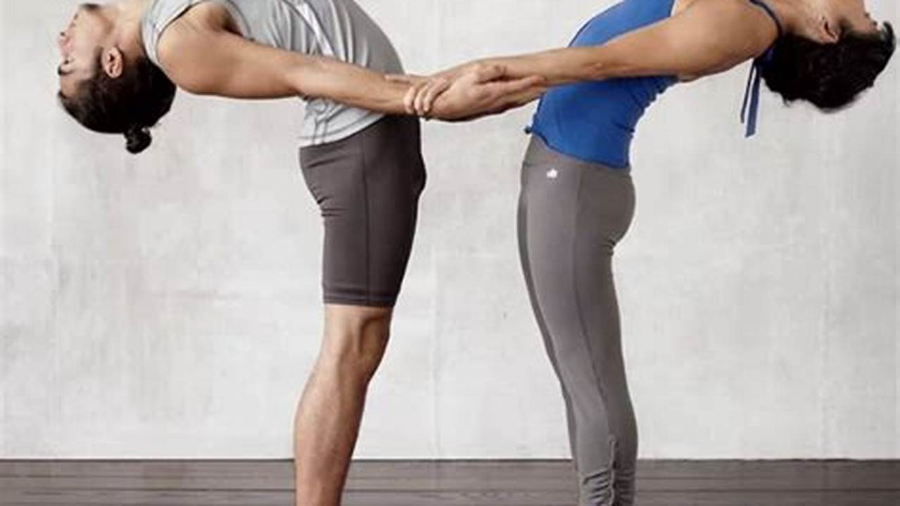 Balance Enhancement, Two Person Easy Yoga Poses