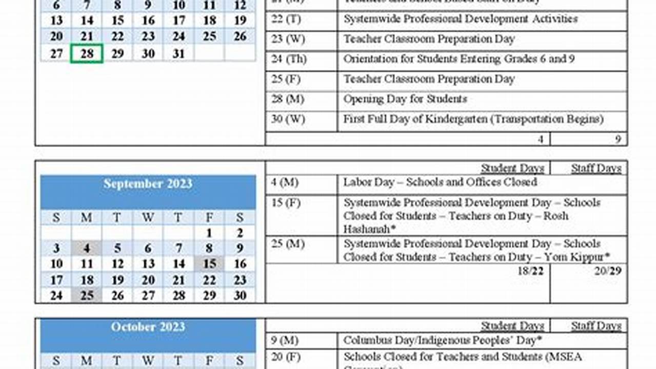 Baltimore County School Calendar 2024-25024 25