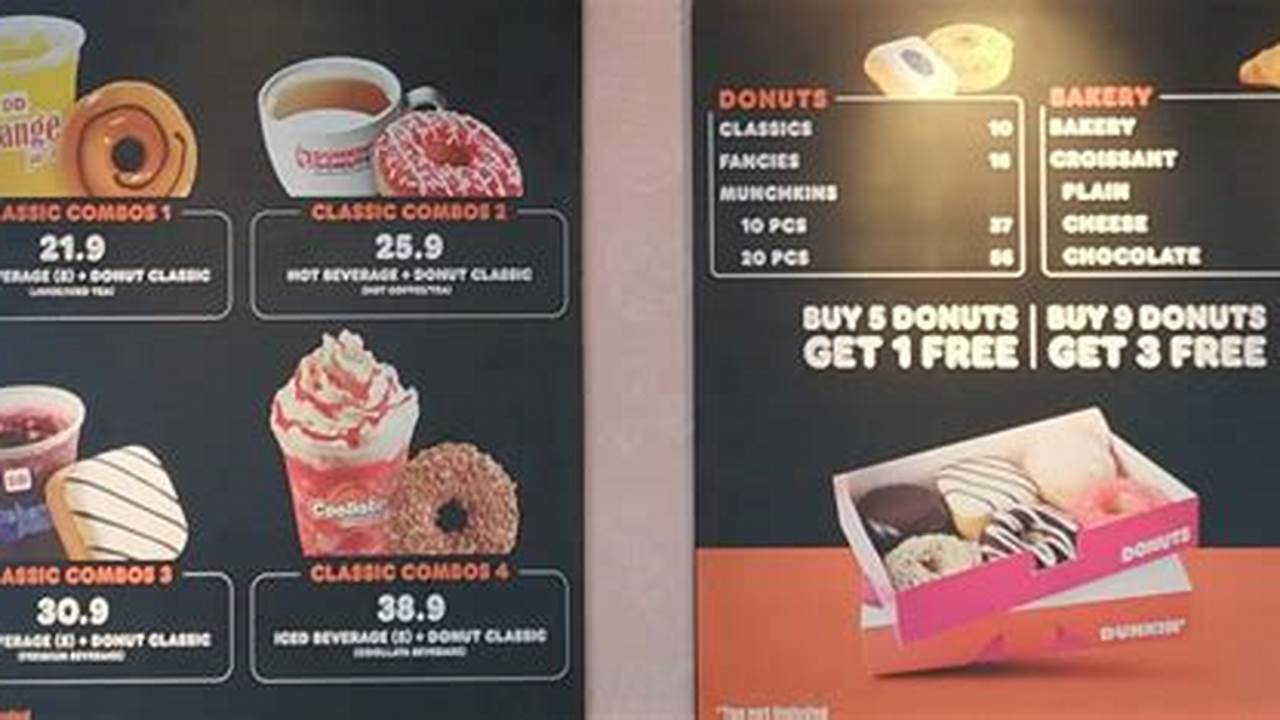 Banyak Promo Menarik Di Dunkin' Donuts Rawamangun Kota Jakarta Timur Daerah Khusus Ibukota Jakarta, Kuliner