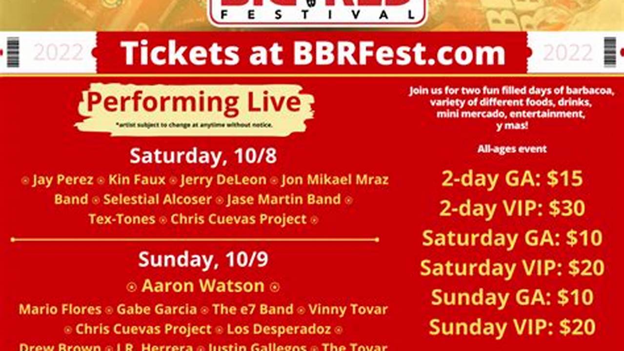 Barbacoa And Big Red Festival 2024