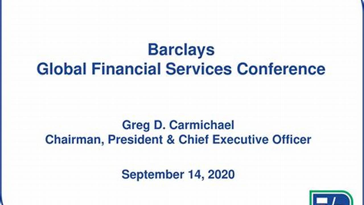 Barclays Financial Services Conference 2024