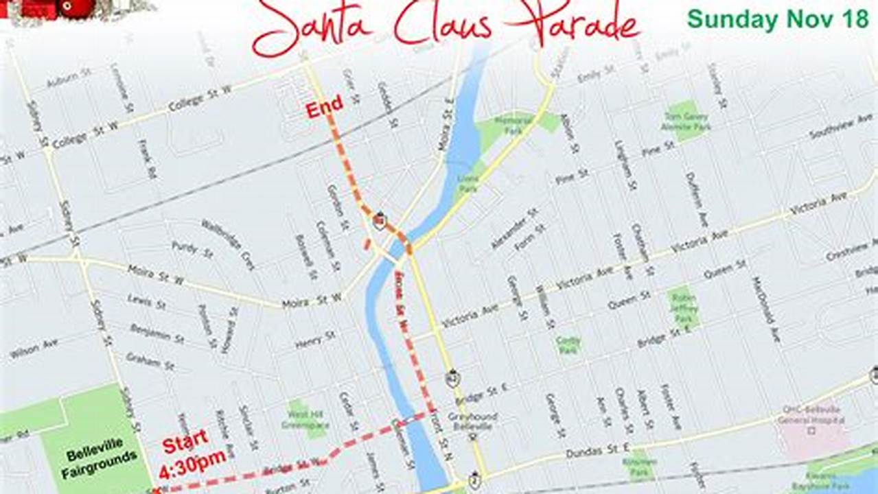 Bartow Christmas Parade 2024 Route Map