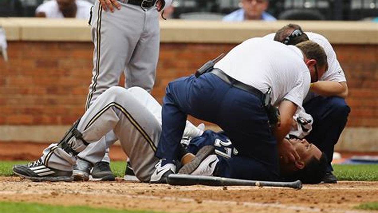 Baseball Player Hit In Face 2024