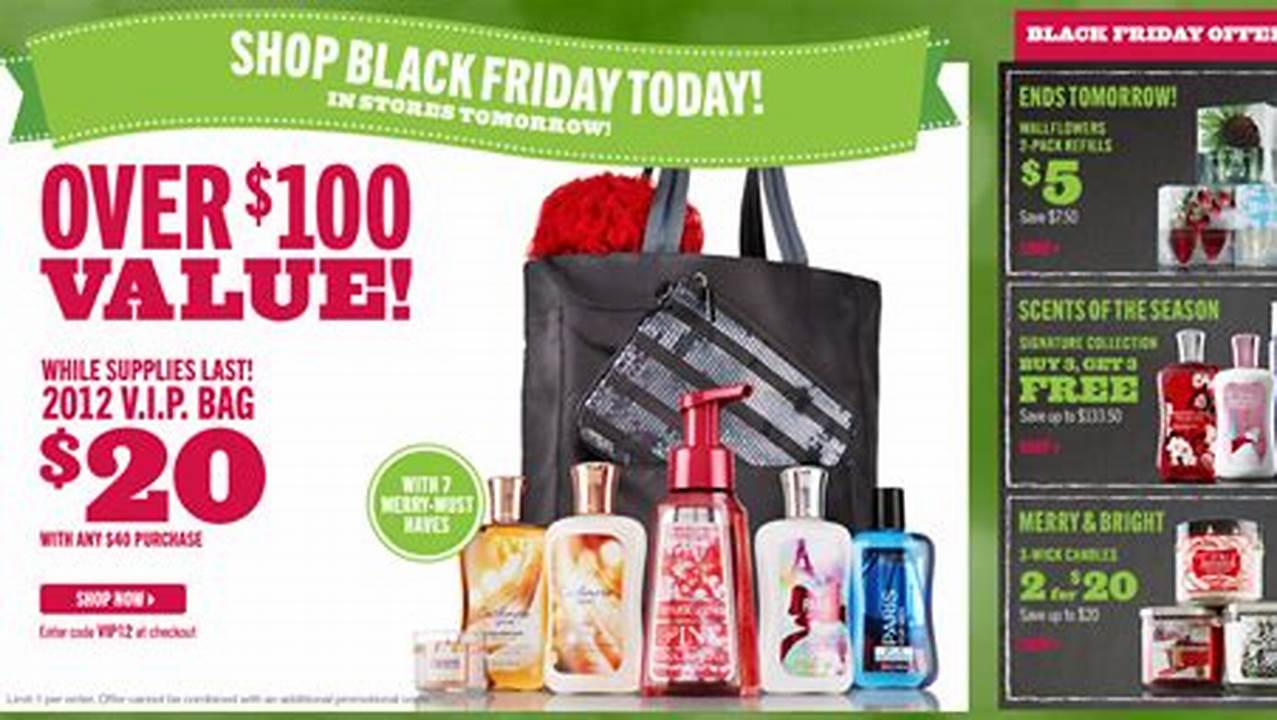 Bath And Body Works Black Friday 2024