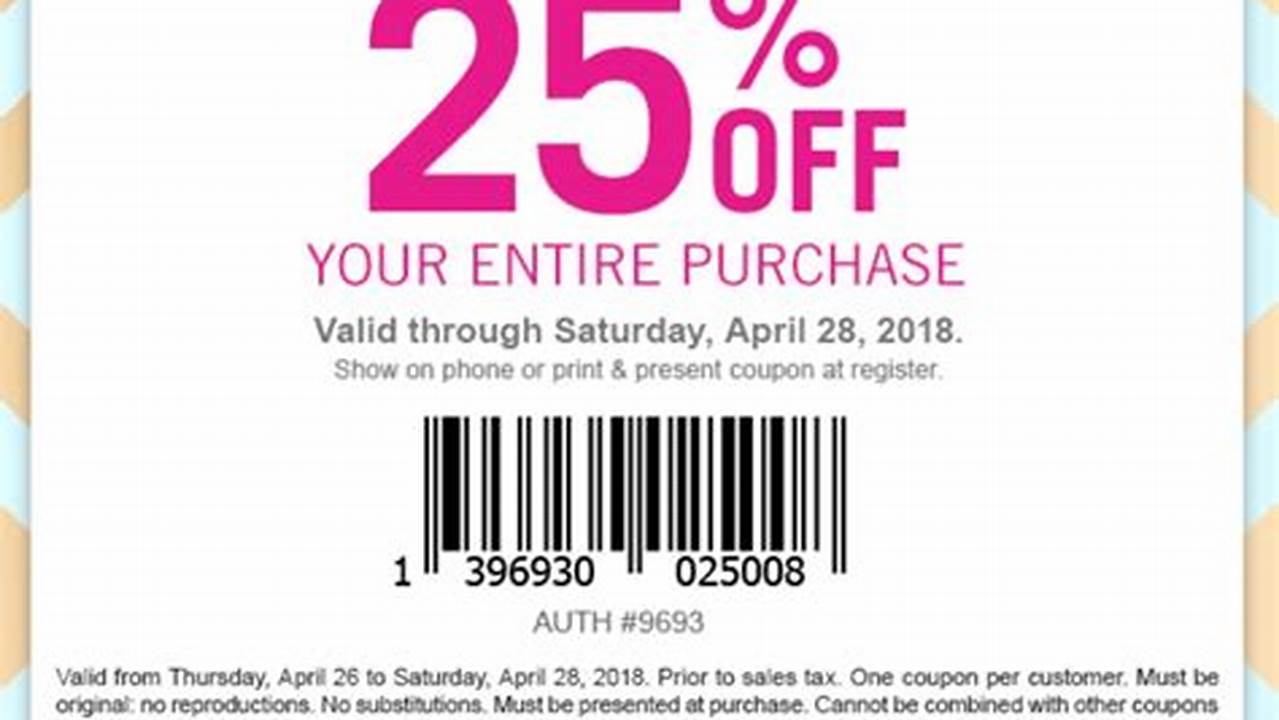 Bath And Body Works Coupon August 2024
