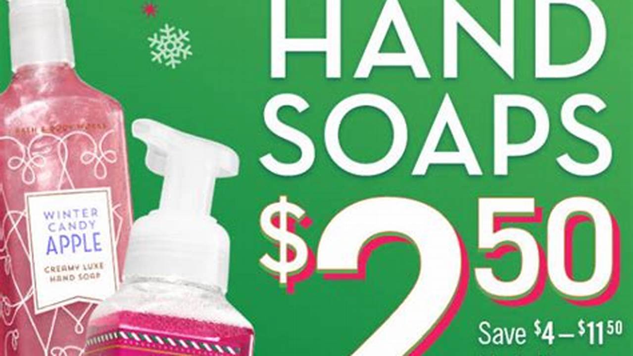 Bath And Body Works Soap Sale 2024