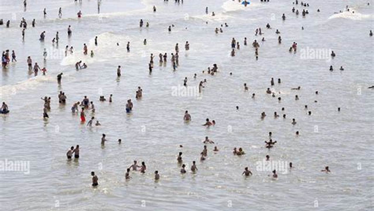Bathers Seek Relief From A Heat Wave On The Last Weekend Of Summer In Brazil;, 2024