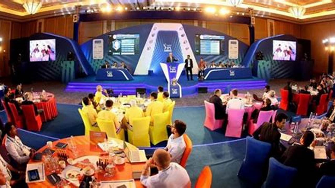 Bcci Planned To Host The Ipl 2024 Auction In Dubai On December 19 And Set November 26 As The Deadline For The Teams To Finalise Their Retained And Released Players List., 2024