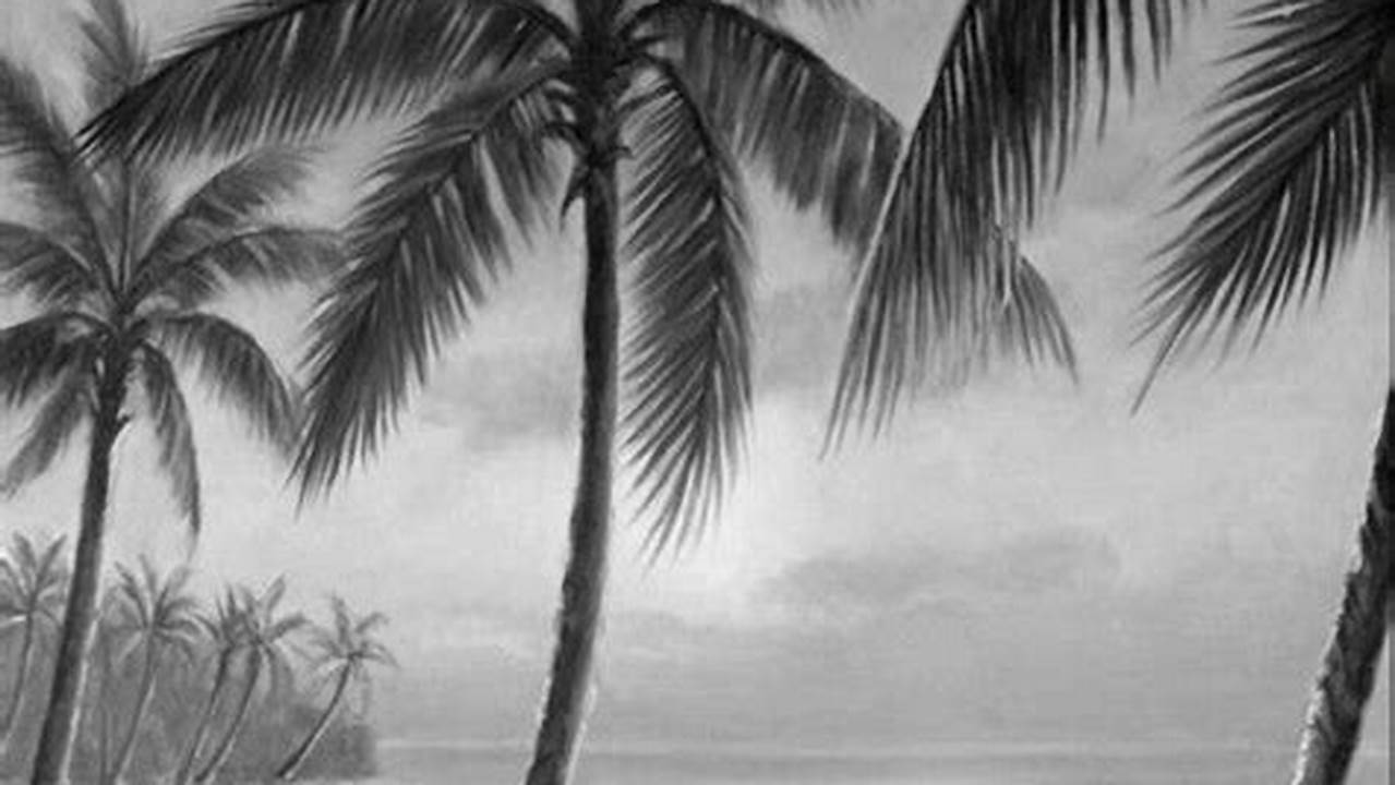 Beach Pencil Sketch: Capturing the Tranquility of Coastal Scenes
