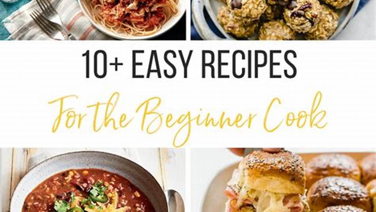 Beginner-friendly, Recipes
