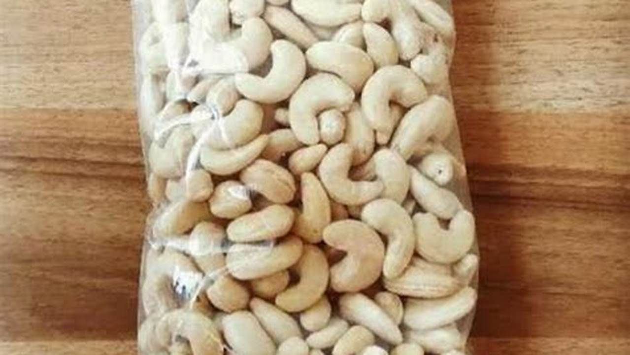 Beli Kacang Mede Mentah Dari Toko Makanan Kesehatan Atau Toko Bahan Makanan Asia., Resep6-10k