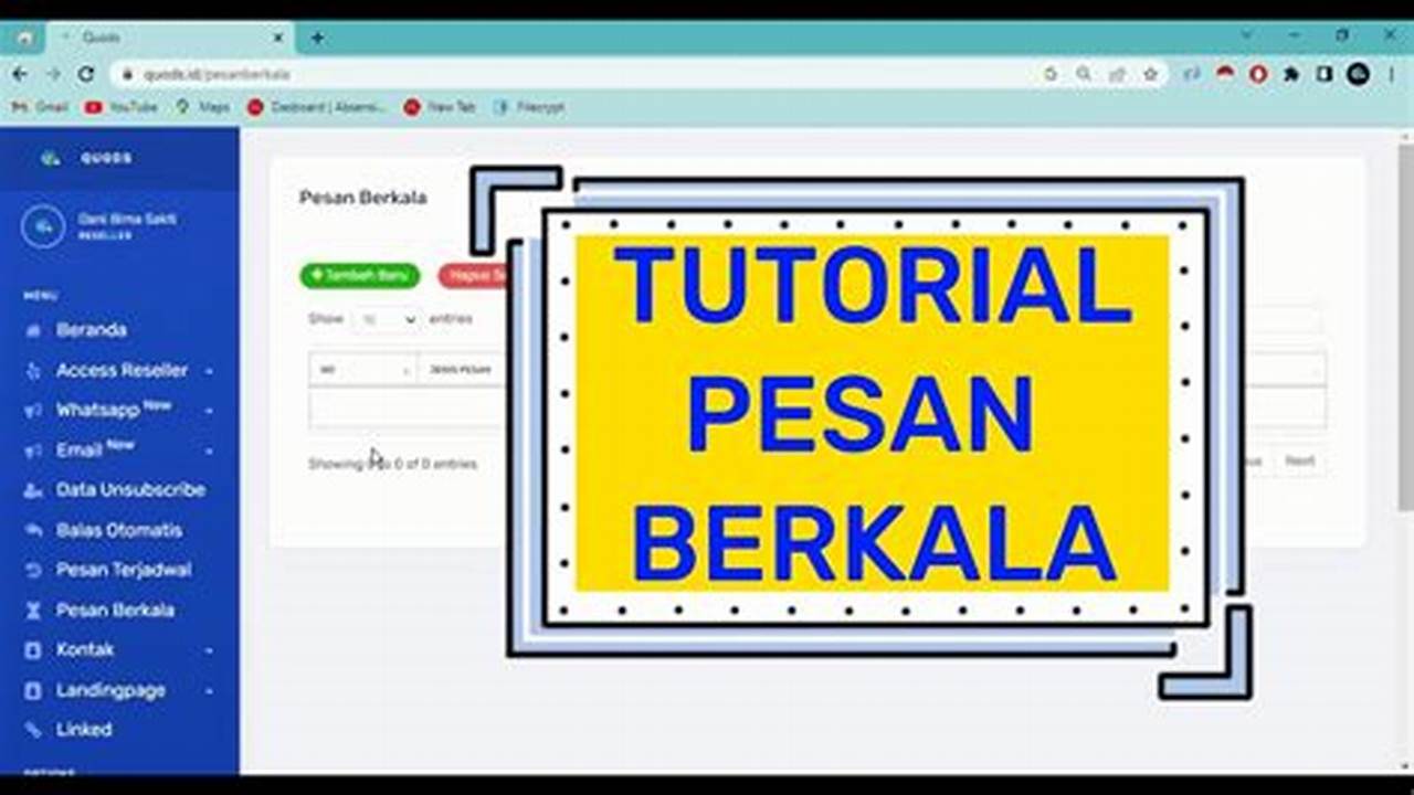 Berkala, Tutorial