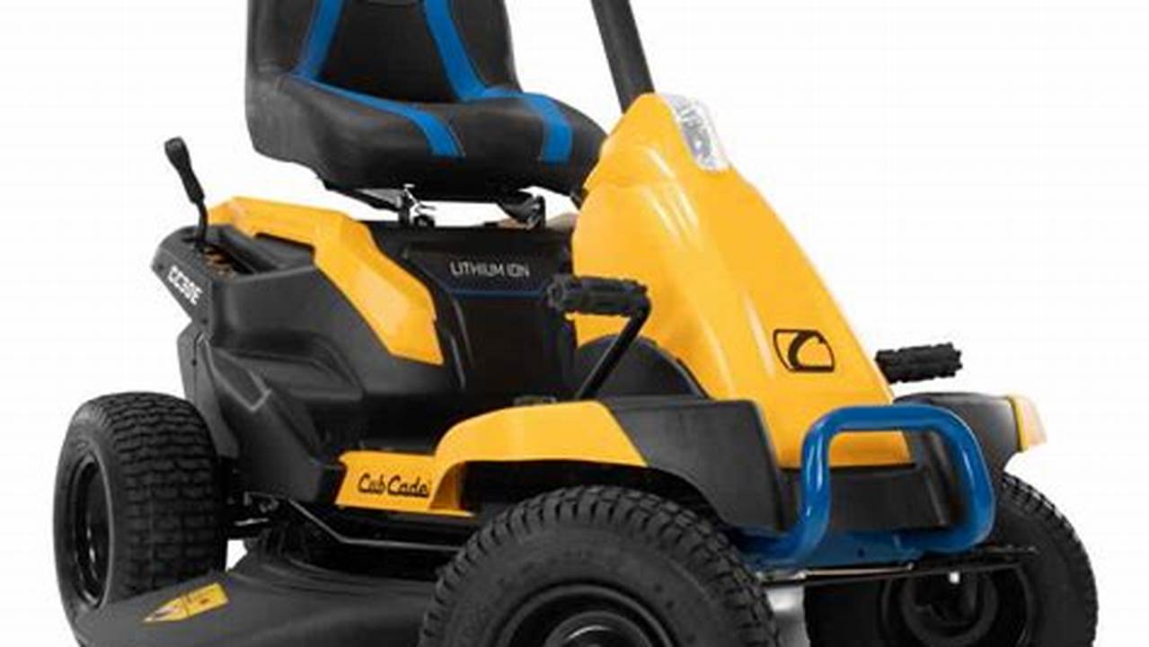 Best Battery Powered Riding Lawn Mower 2024