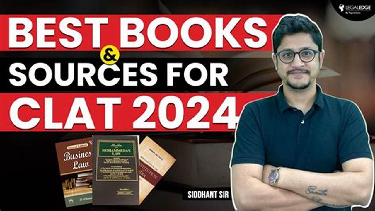 Best Books For Clat Exam 2024, 2024