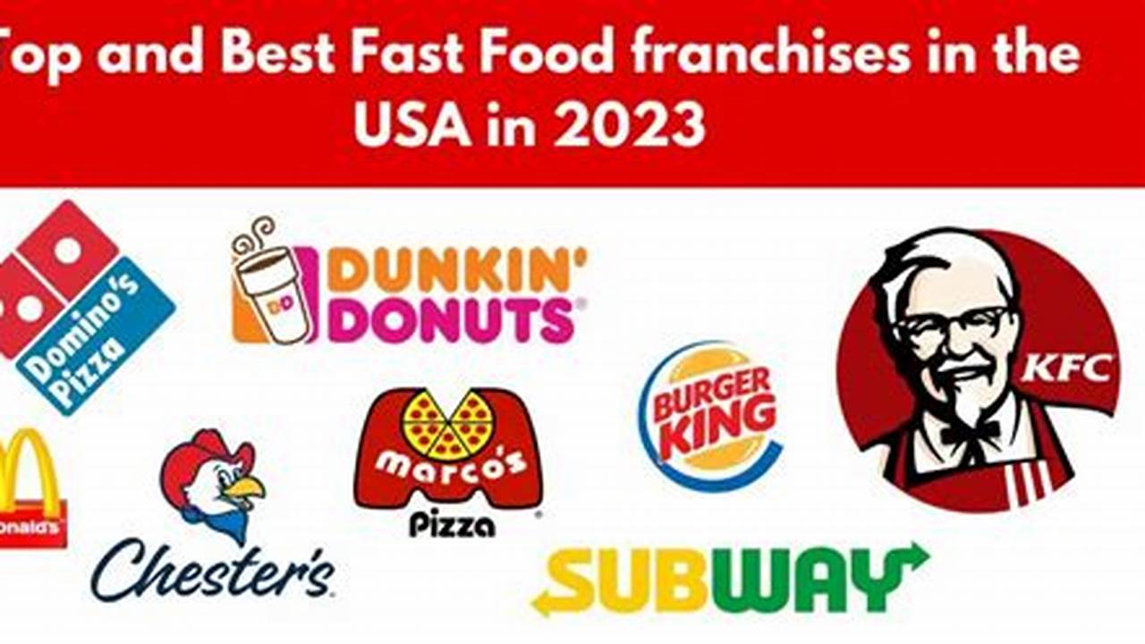 Best Fast Food Franchise To Own 2024