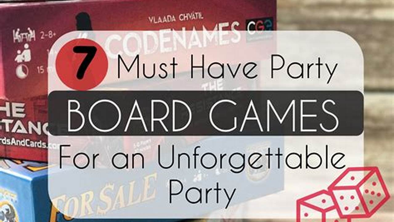 Best Party Board Games 2024