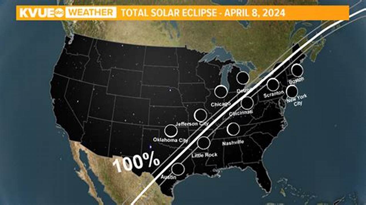 Best Place To Watch April 2024 Eclipse Map