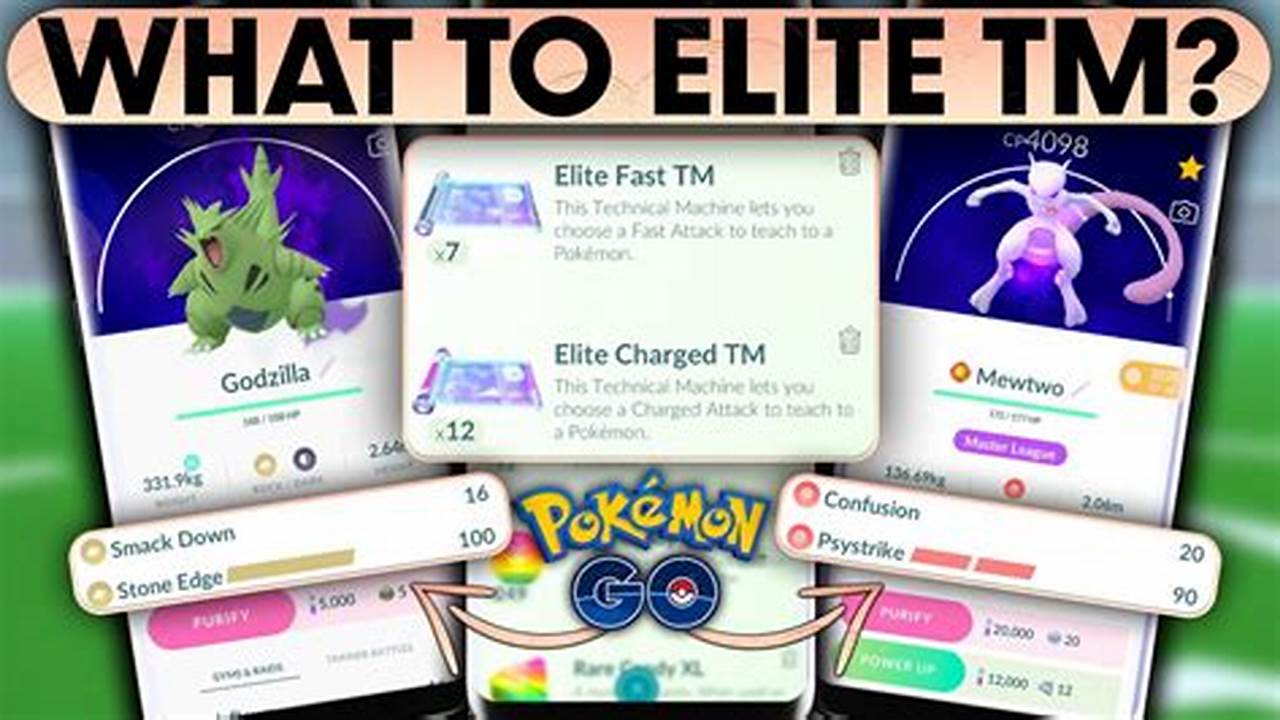Best Pokemon To Use Elite Charged Tm 2024