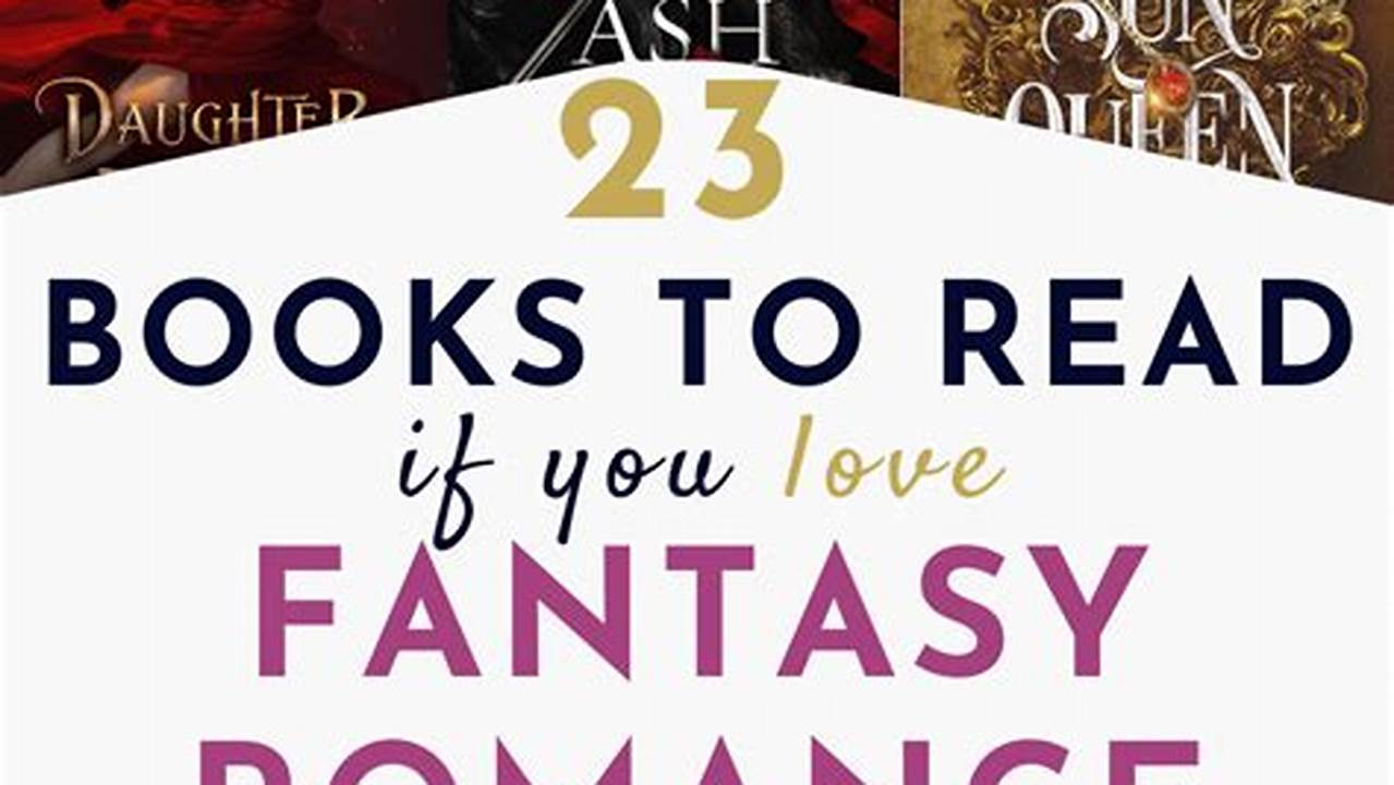 Best Romantasy Books 2024