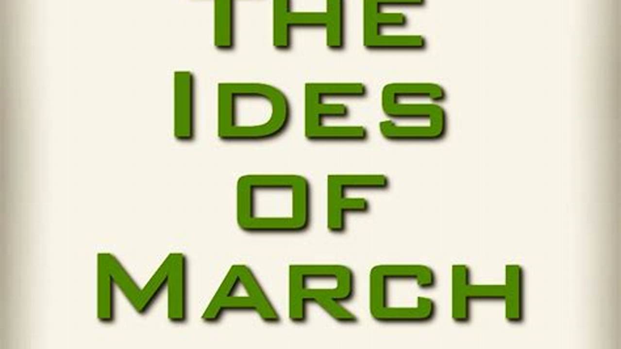 Beware The Ides Of March, But Be Sure To Still Take A Stab (Ha!) At These 10 Splendiferous New Sff Books Out In March 2024!, 2024