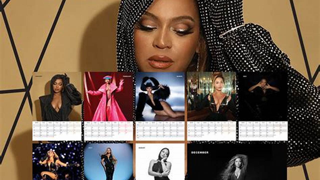 Beyonce Calendar 2024