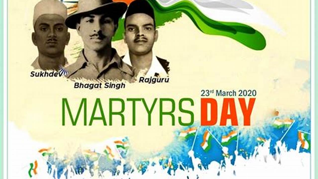 Bhagat Singh&#039;s Martyrdom Day/ 4Th Saturday., 2024